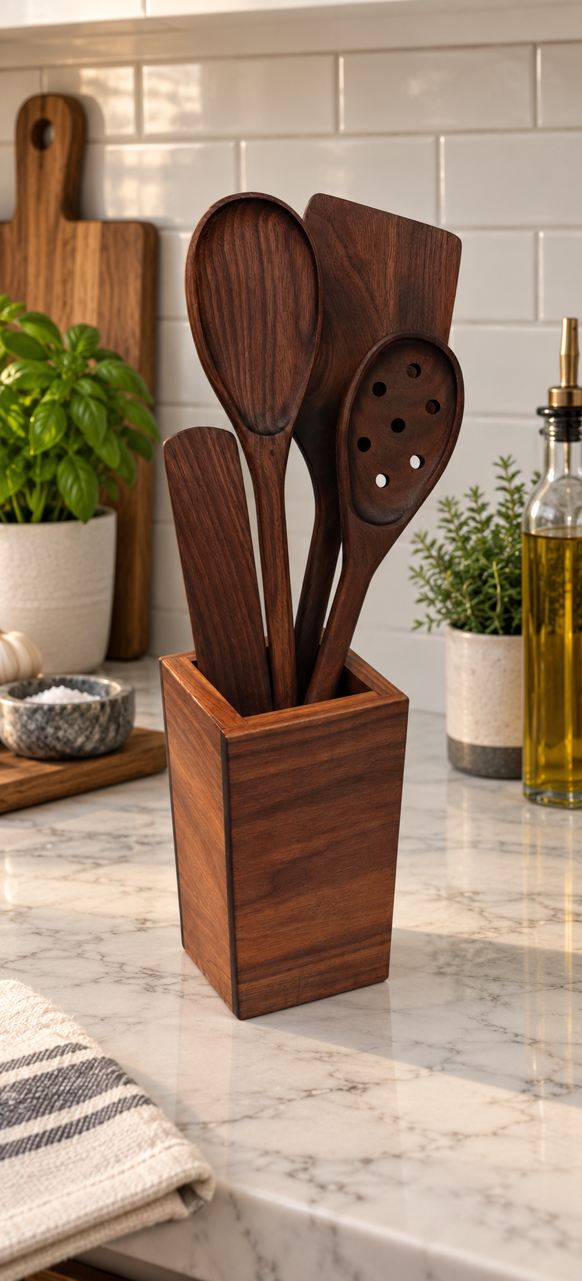 Walnut Utensil Set