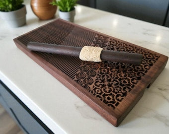 Walnut Gnocchi Board, Pasta Board, Dowel
