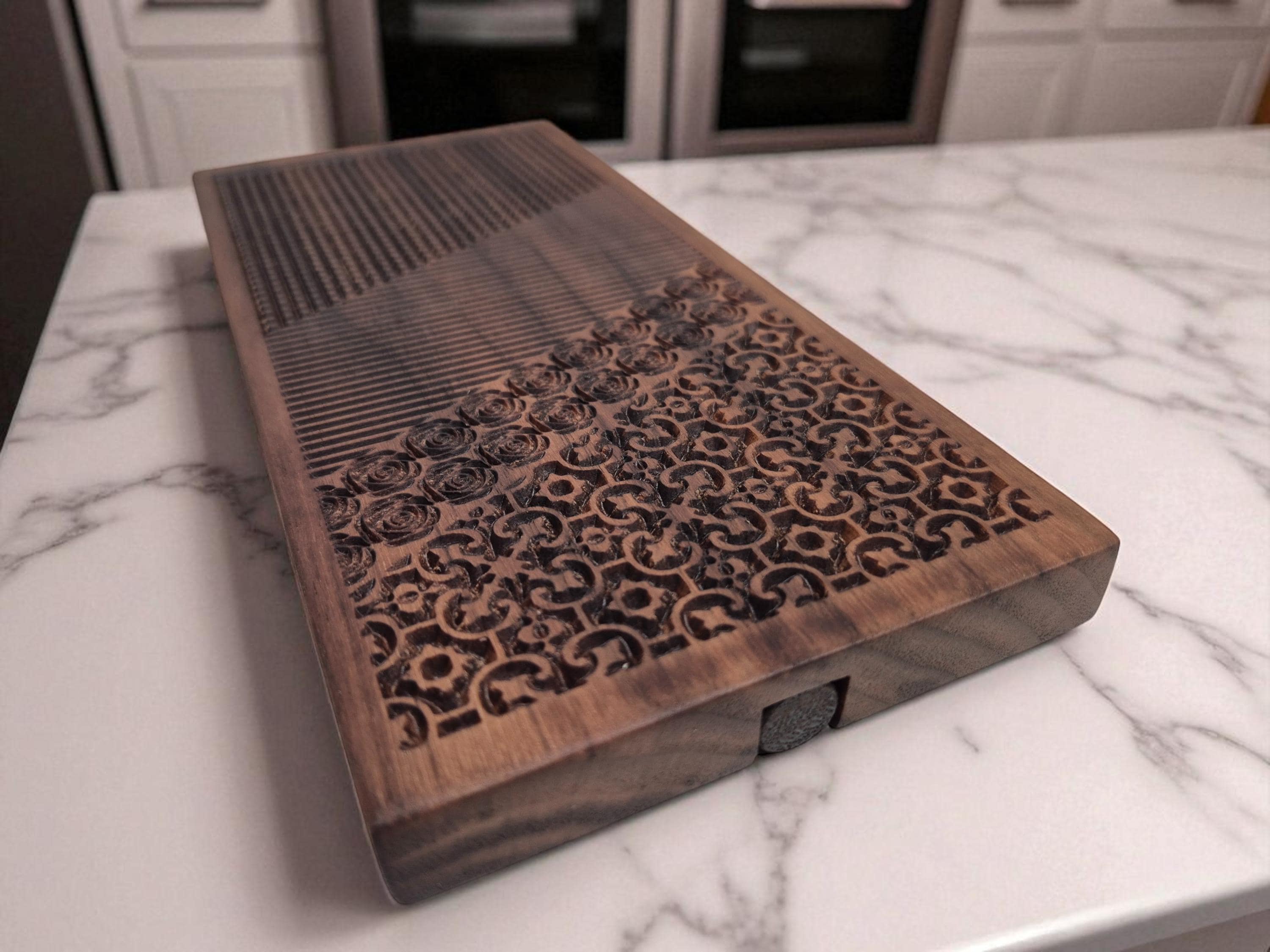 Walnut Gnocchi Board, Pasta Board, Dowel