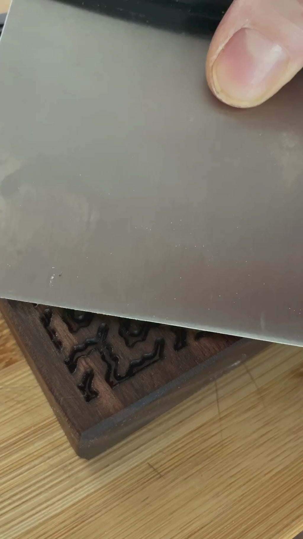 Walnut Gnocchi Board, Pasta Board, Dowel