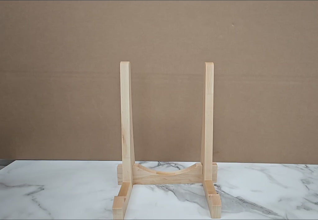 2 Board Stand Small Walnut Board and Wax