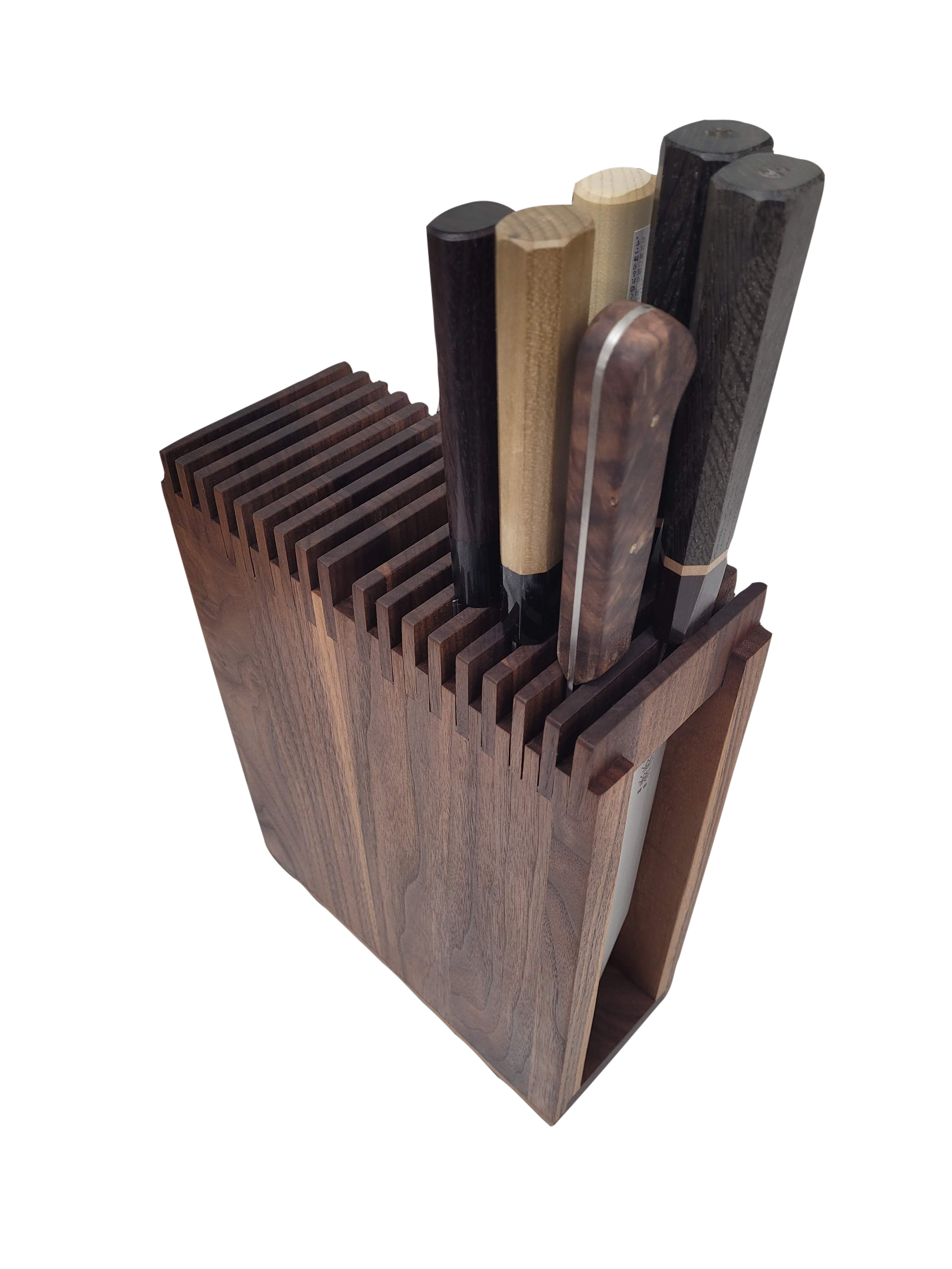 Walnut Knife Block Knife Stand Knife Holder Knife Board Knife Rack